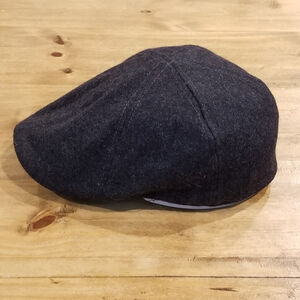 Weatherproof Vintage Flat Cap Gray Size M/L Wool Blend Cabbie Newsboy Paddy